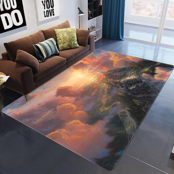 

carpets modern 3d printed carpet colorful landscape area rugs decorative living room bedroom floor mats kitchen hallway rug