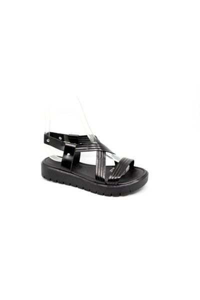 

sandals women's leather thick soled, Black