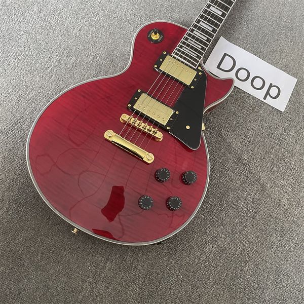 

classic custom shop 58 wine red lp electric guitar,mahogany solid body guitarra