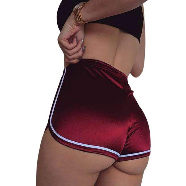 

women's shorts causal summer women solid color ladies cotton soft cozy elastic skinny patchwork, White;black
