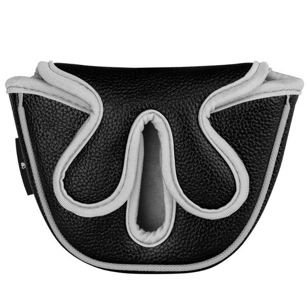 

golf putter cover mallet fit for odessey backstryke center shaft headcover pu leather complete set of clubs