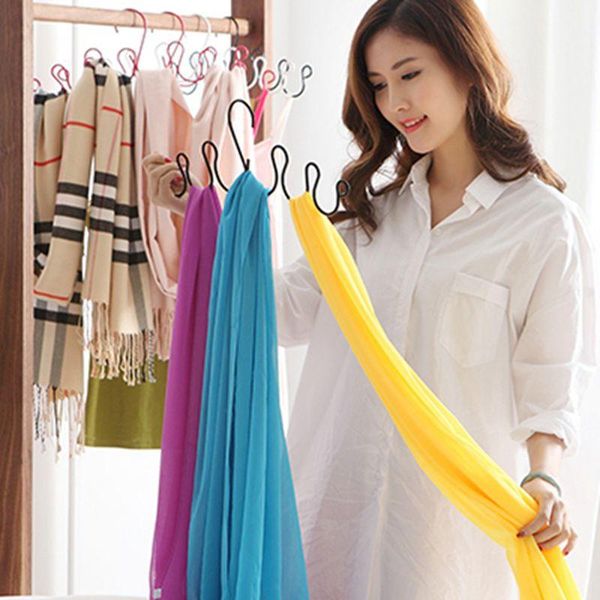 

hangers & racks creativa metal w-shape magic pants hanger space saver rack jeans scarf tie closet tool brand wet and dry scarves