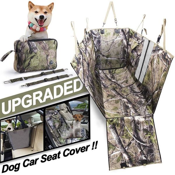 

camouflage hammock mat 130x140x52cm mesh dog car seat cover oxford protector pet traval arrival cushion covers