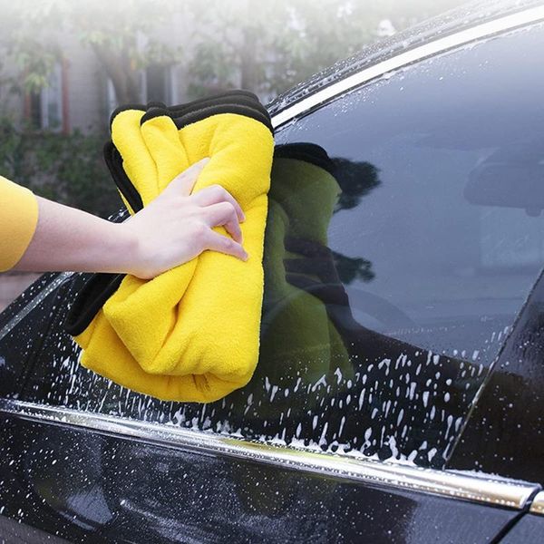 

towel 2 pcs car wash microfiber 30*60cm detailing drying thickened cleaning auto access