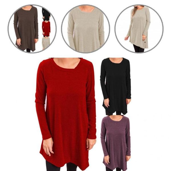 

women's blouses & shirts autumn all match streetwear lady skin-friendly women blouse o neck for work, White