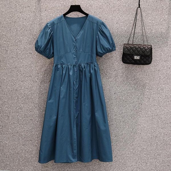 

maternity dresses 2021 brand summer dress woman casual v-neck large size pregnant clothing md-03369, White