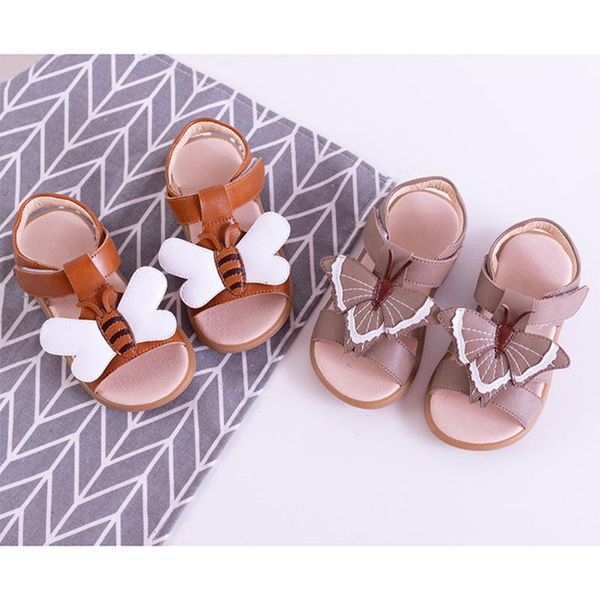 

sandals genuine cow leather summer baby girls infant soft sole 2021, Black;red