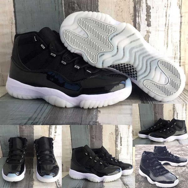 

2020 quality 11s 25th anniversary black concord metallic silver 23 25 insole 11 men basketball shoes trainers sport sneakersa46