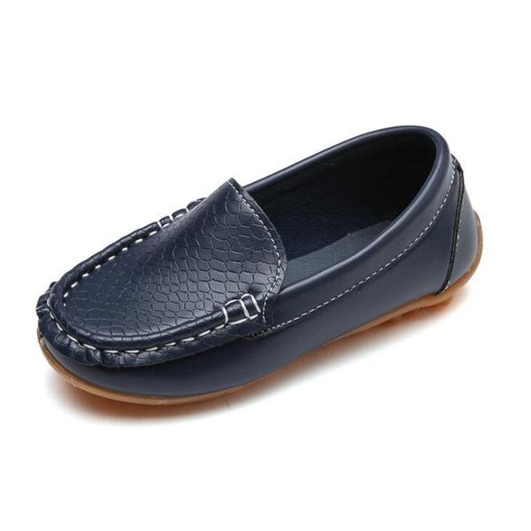 

sneakers kids shoes for boys loafers baby soft children pu leather casual toddler girls flats slip-on moccasin white, Black;red