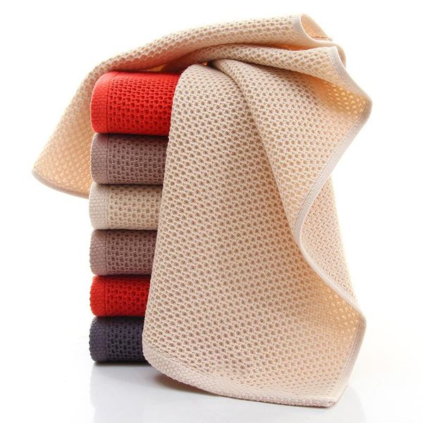 

towel honeycomb absorbent bath towels cotton thicken jacquard plain 70x140 big