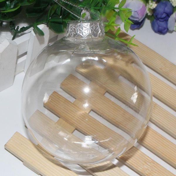 

party decoration plastic clear christmas romantic decorations hanging ball bauble candy ornament xmas tree outdoor decor beautiful gifts