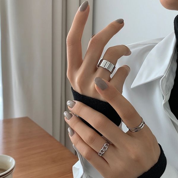 

ya3g japanese band s korean three piece combination for female ear women japanese and korean three piece combination for female earring rin, Silver