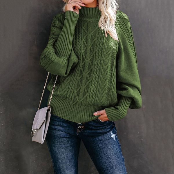 

women solid color knitting sweaters fashion trend long sleeve turtleneck loose pullover designer female winter casual bottoming sweaters, White;black