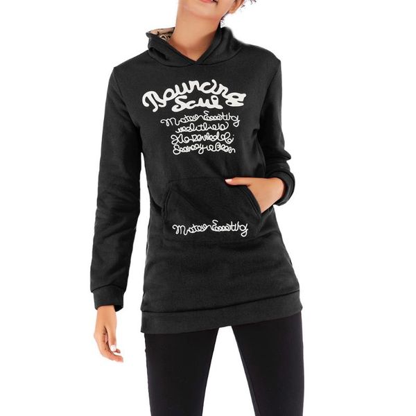 

maternity & tees sagace women's blouse lettering hooded sweatshirt long sleeve hoody for ladies autumn hoodies pullover spring, White