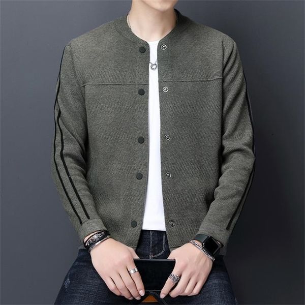 

knit coat cardigan sweater men's fashion knitted slim knitwear outerwear coats men woolen sweaters mens male clothes, White;black