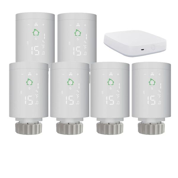 

smart home control latest tuya wireless zigbee programmable trv thermostatic head