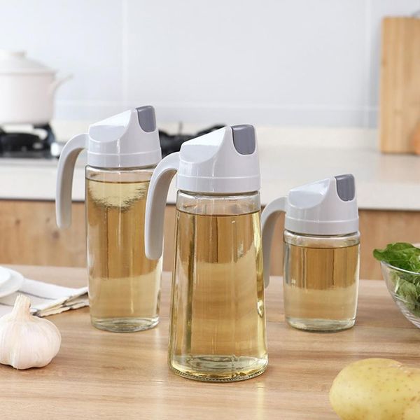 

brand environmental not-toxic glass prevent oil spill vinegar bottle pot sauce dropship #19718 storage bottles & jars