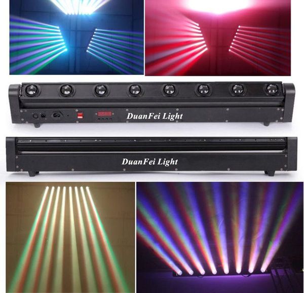

effects high bright led moving head beam 8 eyes 8x10w rgbw 4in1 light