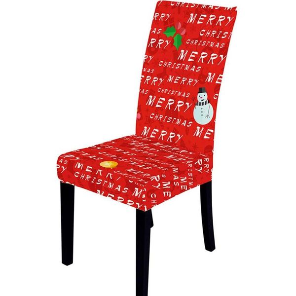 

christmas dining chair protector slipcover stretch removable seat back cover u90a covers
