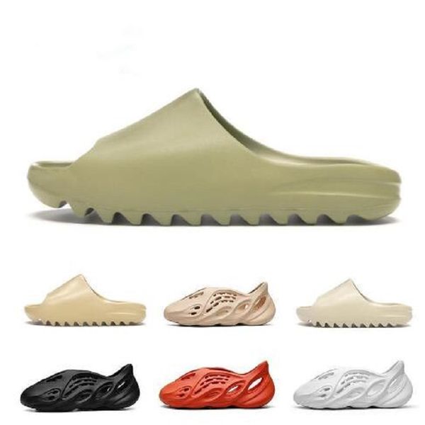 

2021 slides men women slippers 450 shoe bone earth brown desert sand resin platform house outdoor sandals