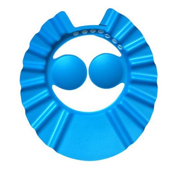 

shower caps flexible soft eva children adjustable cap baby care bathing protective for kids wash hair shield