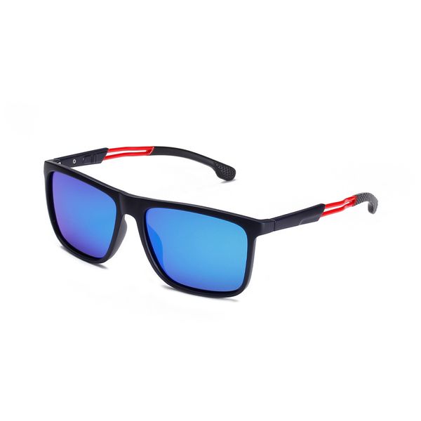 

tr2036 hollow out legs cool polarized driver's mirror men's square tr90 memory frame sunglasses, White;black