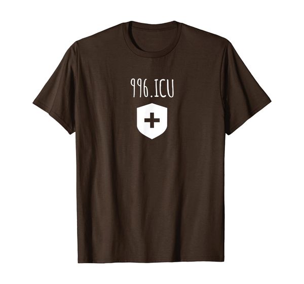 

996.icu working hours awareness dark t-shirt, White;black