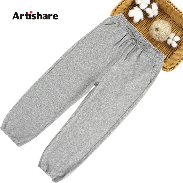 

trousers girls sport pants solid color sweatpants for spring autumn kids casual style clothes, Blue