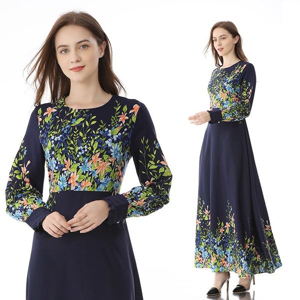 

casual dresses 2021 spring french style long sleeve dress with light mature, Black;gray