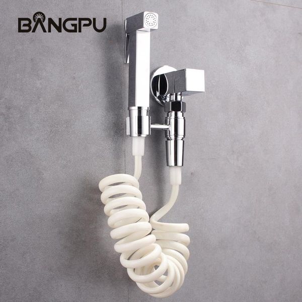 

bidet faucets bangpu handheld bathroom shower sprayer wall mounted toilet set kit brass hand faucet chrome