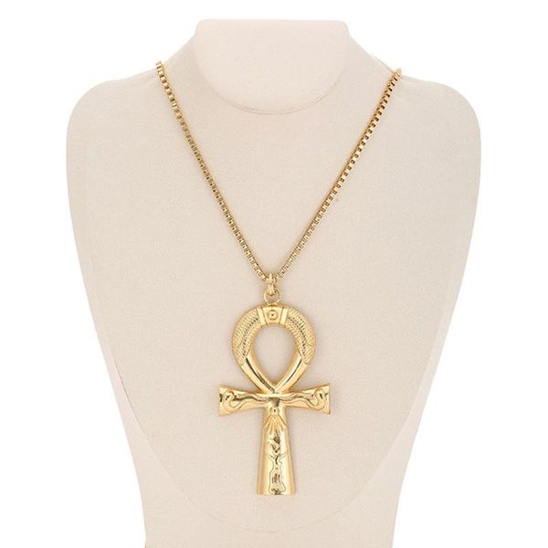 

pendant necklaces hip-punk necklace enameled figure ancient egyptian religious pharaoist accessories jewelry gift, Silver