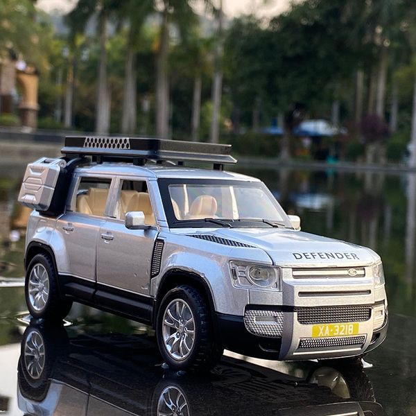 

132 Alloy Toy Car Land-Rover guard defender car model Vehicle suv car toy Metal Production Model Collection Boys Gift