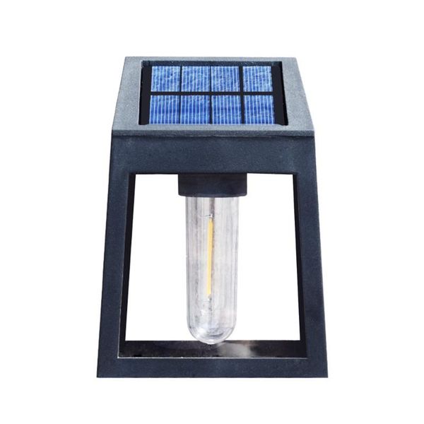 

outdoor wall lamps retro solar powered led mount lights ip65 waterproof yard garden security lamp warm white door fence