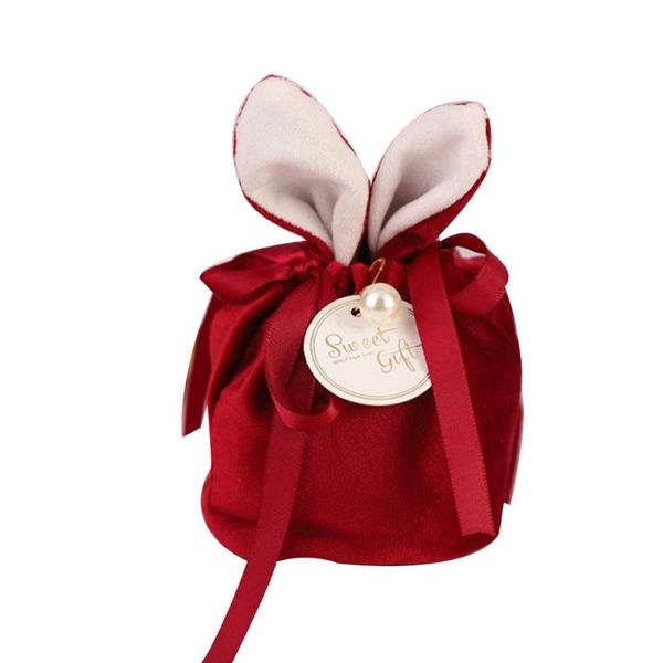 

gift wrap cartoon ears velvet bags easter candy cookie bag for cookies qxna