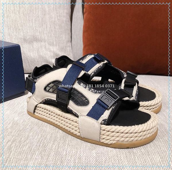 

2021s couples' catwalk shoes sandals with classic retro design with box, Red;white