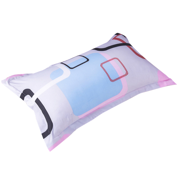 

pillow case 1 piece 48cm*74cm geometric printed pillowcase polyester cover for bedroom use xf340-24