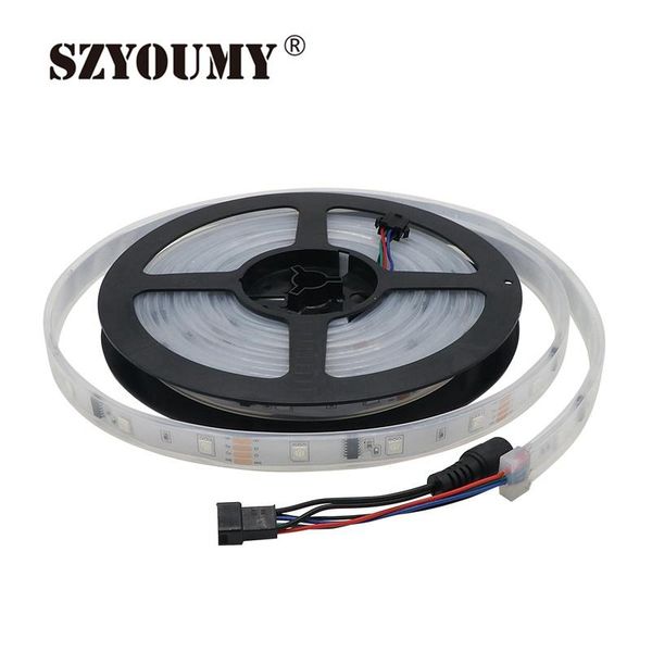 

dream magic smd led strip dc12v 6803 ic ip67 tube 150led flexible light+133 program rf controller strips