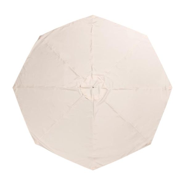 

shade hemoton outdoor umbrella canopy uv resistant replacement for garden courtyard (beige)