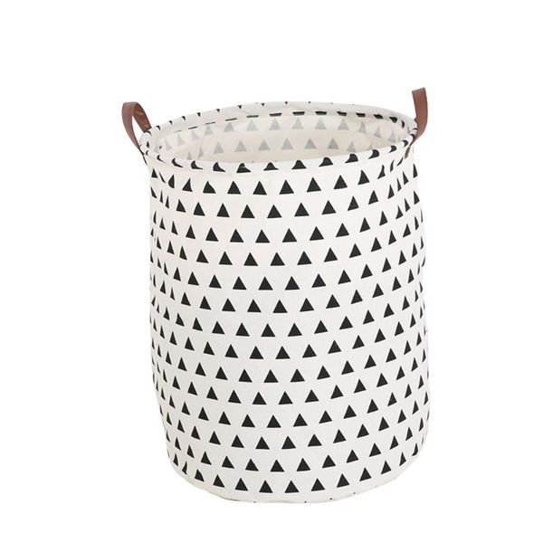 

storage bag, floral print large capacity foldable bag laundry bucket dirt clothes organizer bags