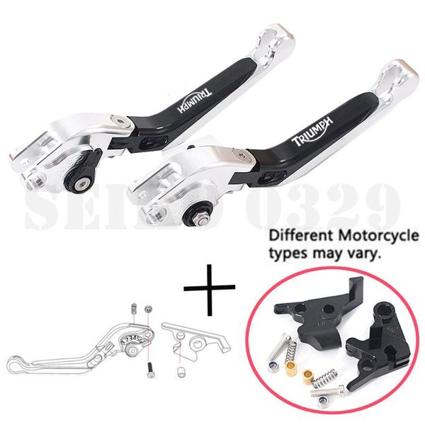 

motorcycle brakes adjustable folding extendable brake clutch levers for daytona 675 2006-2021 2008-2010
