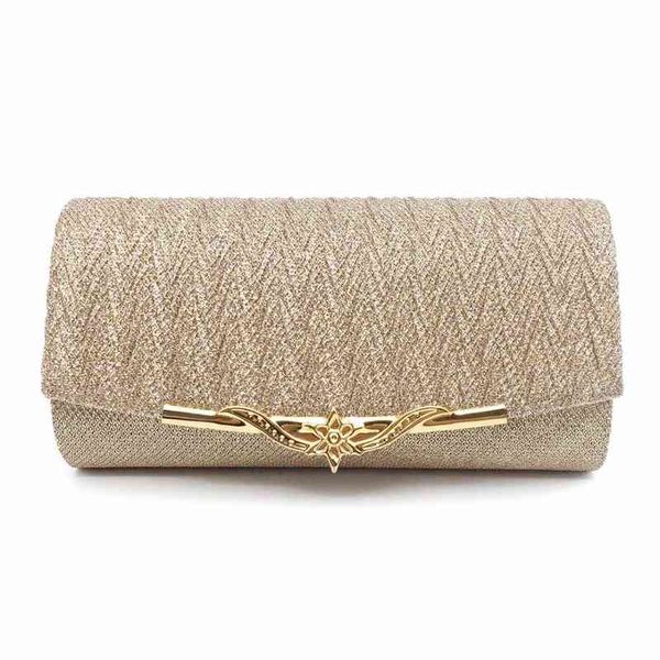 

evening bags shoulder bag fashion women party banquet glitter for wedding clutches handbag chain bolsas mujer 220308