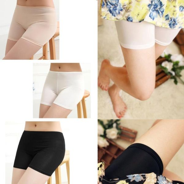 

women's panties ladies dancing short tights spandex elastic pants safety underwear, Black;pink