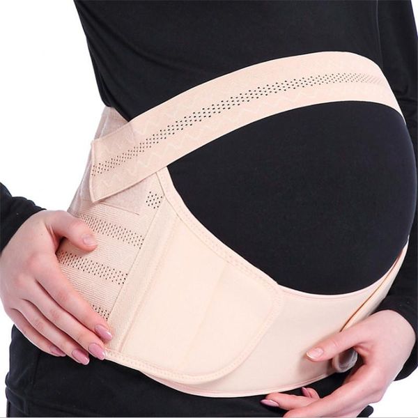 

maternity intimates promotion pregnant women belts belly belt waist care abdomen support band back brace pregnancy protector, White