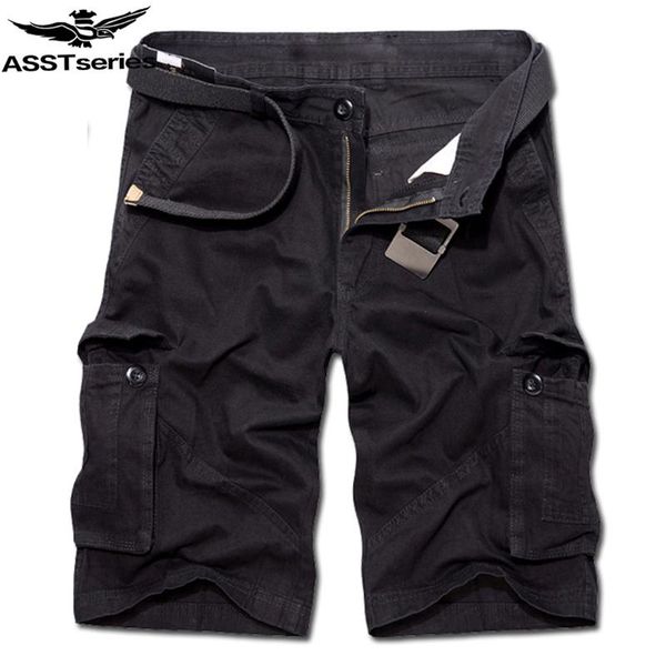 

army military shorts men men's cargo tactical shorts.07, White;black