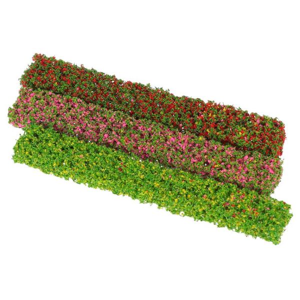 

planters & pots 3pcs doll house bushes mini shrubs realistic garden decoration miniature