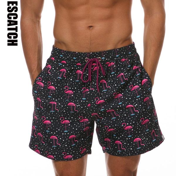 

brand quick dry men's board shorts beach sport swimwear man gym bermuda swimsuit summer surf swim trunks for
