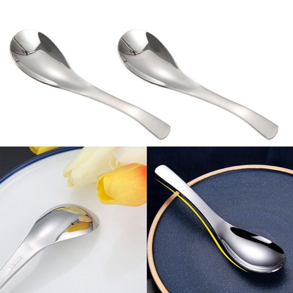 

spoons 4pcs thick heavy-weight soup stainless steel table (middle size)