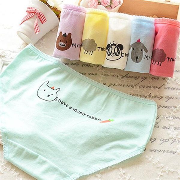 

panties 4pcs/lot children cotton underwear young girls briefs solid low waist short comfortable ladies twy-025-4p, Camo