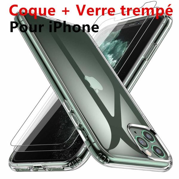 

cell phone pouches tempered glass shield + case 11 pro xs max xr plus 7 6s 5 se
