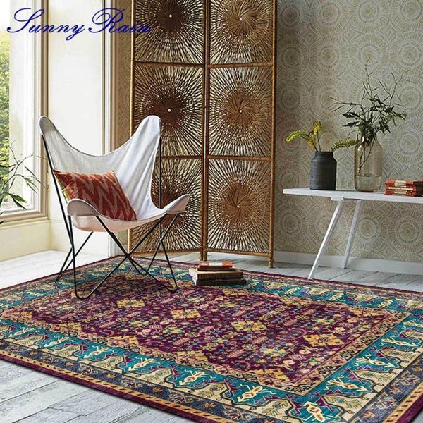 

carpets sunnyrain 1-piece printed persian for living room area rugs and home